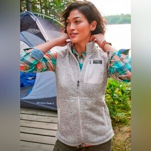Women's Gray Fleece Vest